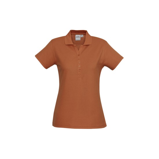 Womens Crew Short Sleeve Polo - P400LS