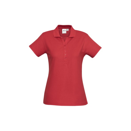 Womens Crew Short Sleeve Polo - P400LS