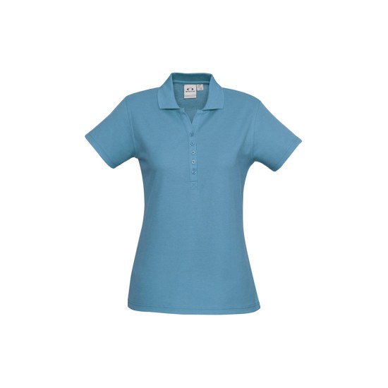 Womens Crew Short Sleeve Polo - P400LS