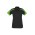 Womens Talon Short Sleeve Polo - P401LS - Black/Green