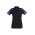 Womens Talon Short Sleeve Polo - P401LS - Black/Royal