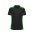 Unisex Grid Short Sleeve Polo - P413US - Black/Green