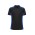 Unisex Grid Short Sleeve Polo - P413US - Black/Royal