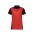 Womens Dart Short Sleeve Polo - P419LS - Black/Red