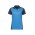 Womens Dart Short Sleeve Polo - P419LS - Grey/Cyan
