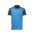 Mens Dart Short Sleeve Polo - P419MS - Grey/Cyan