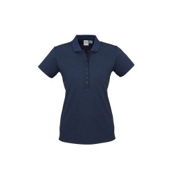 Womens Shadow Short Sleeve Polo - P501LS