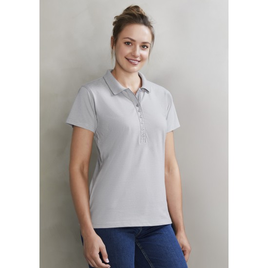 Womens Shadow Short Sleeve Polo - P501LS