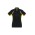 Womens Renegade Short Sleeve Polo - P700LS - Black/Gold/Silver