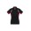Womens Renegade Short Sleeve Polo - P700LS - Black/Red/Silver