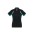 Womens Renegade Short Sleeve Polo - P700LS - Black/Teal/Silver
