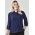 Womens Lucy 3/4 Sleeve Blouse - RB965LT - Navy