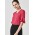 Womens Aria Fluted Sleeve Blouse - RB966LS - Raspberry