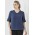 Womens Aria Fluted Sleeve Blouse - RB966LS - Storm Blue