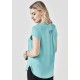Womens Kayla V-Neck Pleat Blouse - RB967LS