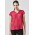 Womens Kayla V-Neck Pleat Blouse - RB967LS - Raspberry