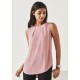 Womens Estelle Sleeveless Pleat Detail Blouse - RB973LN