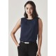 Womens Estelle Sleeveless Pleat Detail Blouse - RB973LN