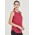 Womens Estelle Sleeveless Pleat Detail Blouse - RB973LN - Raspberry