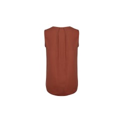 Womens Estelle Sleeveless Pleat Detail Blouse - RB973LN