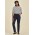 Womens Slim Leg Stretch Chino Pant - RGP263L - Navy