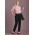 Womens Siena Adjustable Waist Pant - RGP975L - Black