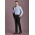 Mens Siena Adjustable Waist Pant - RGP976M - Black