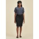 Womens Mid Waist Stretch Chino Skirt - RGS264L