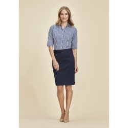 Womens Mid Waist Stretch Chino Skirt - RGS264L
