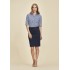 Womens Mid Waist Stretch Chino Skirt - RGS264L