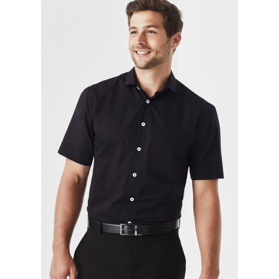 Mens Charlie Classic Fit Short Sleeve Shirt - RS968MS
