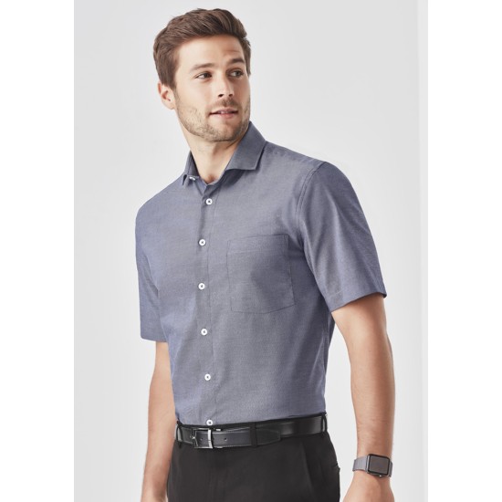 Mens Charlie Classic Fit Short Sleeve Shirt - RS968MS