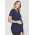 Womens Marli Stretch Tunic T-Top - RT262LS - Navy