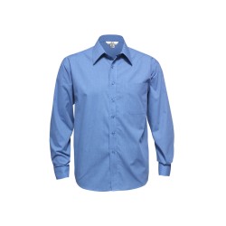 Mens Micro Check Long Sleeve Shirt - SH816