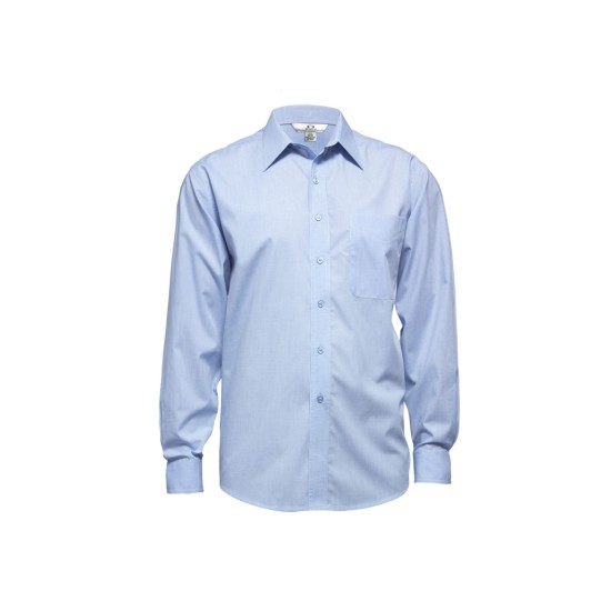 Mens Micro Check Long Sleeve Shirt - SH816