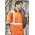 Mens TTMC-W23 Cotton Overall - ZC606 - Orange/Navy