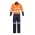 Mens Rugged Cooling Taped Overall - ZC804 - Orange/Navy