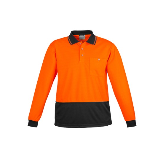 Unisex Hi Vis Basic Long Sleeve Polo - ZH232