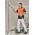 Mens Hi Vis Zone Short Sleeve Polo - ZH236 - Orange/Black