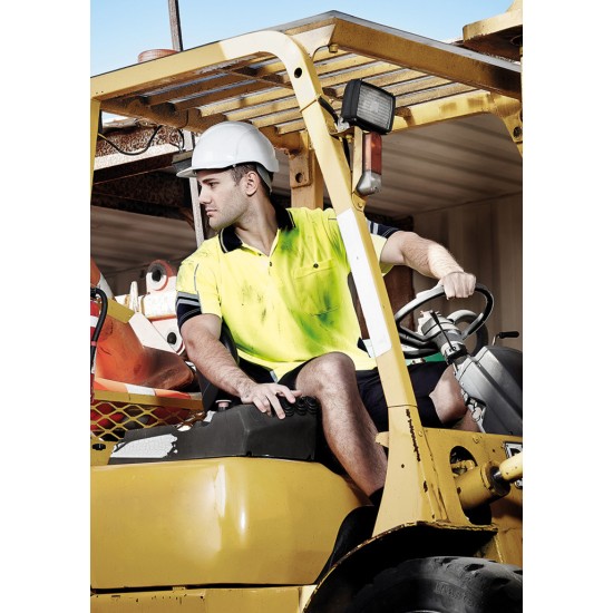 Mens Hi Vis Squad Short Sleeve Polo - ZH237