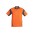 Mens Hi Vis Aztec Short Sleeve Polo - ZH248 - Orange/Charcoal