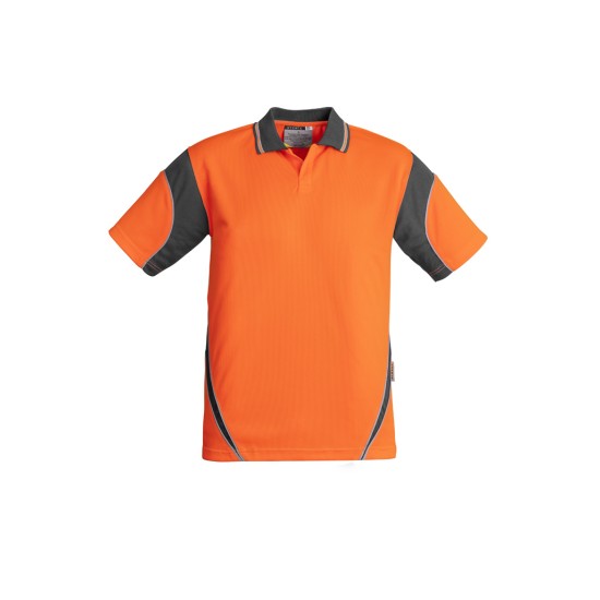 Mens Hi Vis Aztec Short Sleeve Polo - ZH248