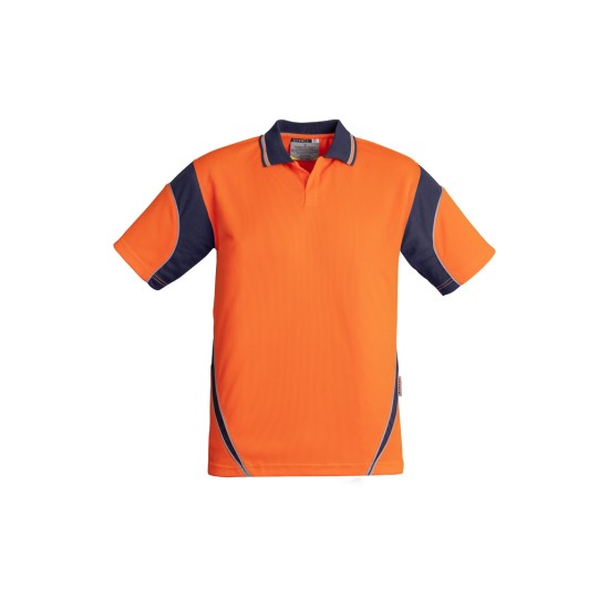 Mens Hi Vis Aztec Short Sleeve Polo - ZH248