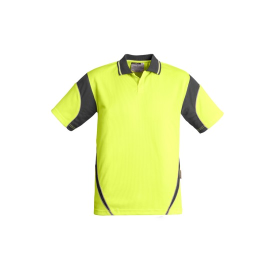 Mens Hi Vis Aztec Short Sleeve Polo - ZH248