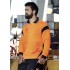 Mens Hi Vis Aztec Long Sleeve Polo - ZH249