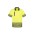 Mens Hi Vis Tracks Short Sleeve Polo - ZH300 - Yellow/Charcoal