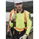 Mens Hi Vis Flux Long Sleeve Polo - ZH310
