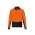 Mens Hi Vis Flux Long Sleeve Polo - ZH310 - Orange/Black