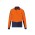 Mens Hi Vis Flux Long Sleeve Polo - ZH310 - Orange/Navy