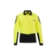 Mens Hi Vis Flux Long Sleeve Polo - ZH310